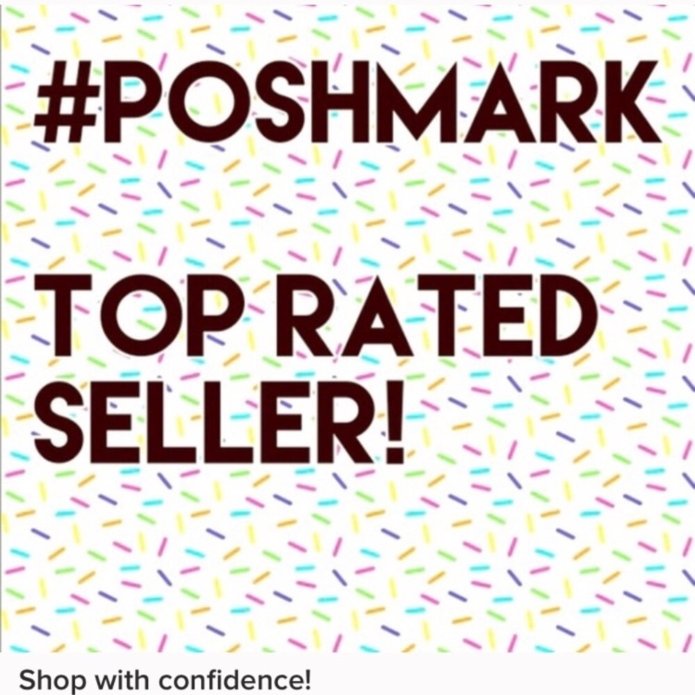 Now a Poshmark Top Rated Seller!! 🥂🎉
